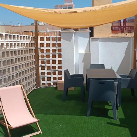 Estudio Centro Malaga Terraza Y Barbacoa Exterior photo