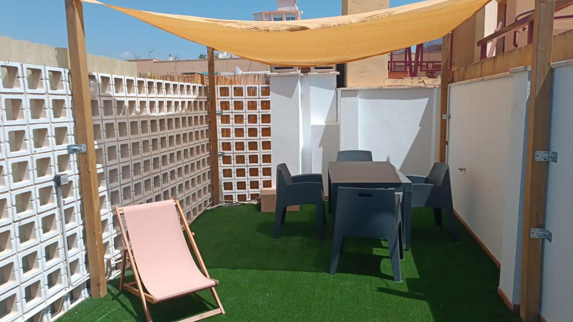 Estudio Centro Malaga Terraza Y Barbacoa Exterior photo